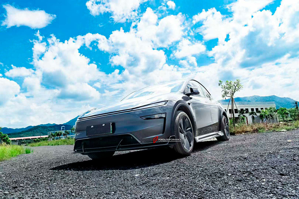BODY KIT for TESLA MODEL Y JUNIPER 2025+

Set includes:

Front Lip

Side Skirts

Rear Diffuser

Material: Plastic

Note: Professional installation is required