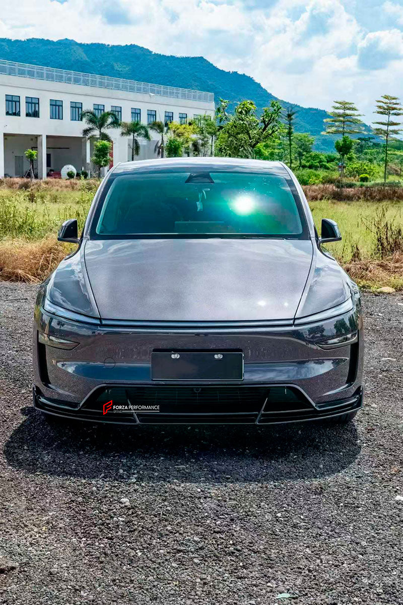 BODY KIT for TESLA MODEL Y JUNIPER 2025+

Set includes:

Front Lip

Side Skirts

Rear Diffuser

Material: Plastic

Note: Professional installation is required