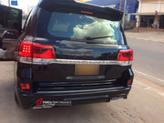 BODY KIT for TOYOTA LAND CRUISER 200 LC200 TLC200 2016 - 2023

Set includes:

Front Bumper
Daytime Running Lights DRL
Mud Flaps
Rear Bumper
Exhaust Tips

Material: FRP fiberglass

NOTE: Professional installation is required

Payment ►
Visa
Mastercard
PayPal with a credit card (add 4.4% at checkout)
Payoneer
Cryptocurrency

Shipment ►
By express DHL/UPS/TNT/FedEx
To the local international airport
Special line by air
Special line by the sea
To Europe and the UK by train

Please let us know which shipping opt