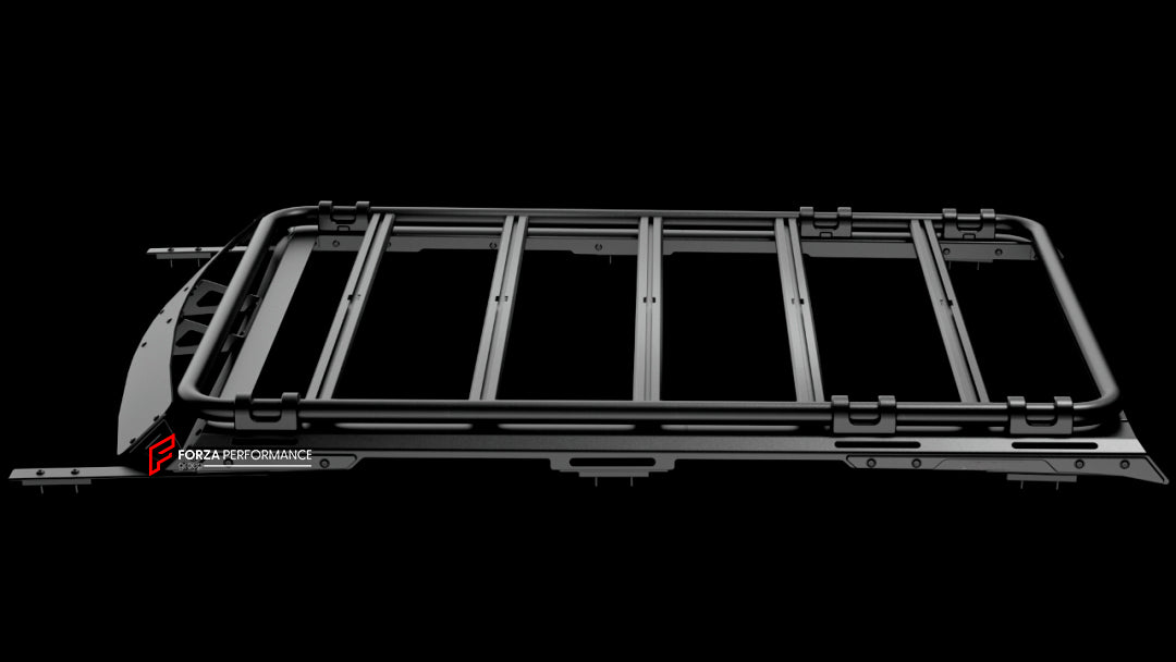 ROOF RACK for TOYOTA LAND CRUISER 250 LC 250 2024

Set includes:

Roof Rack

Weight: 45.3 kg (99.86 lbs)

Material: Aluminium, Magnesium.

Note: Professional installation is required.
