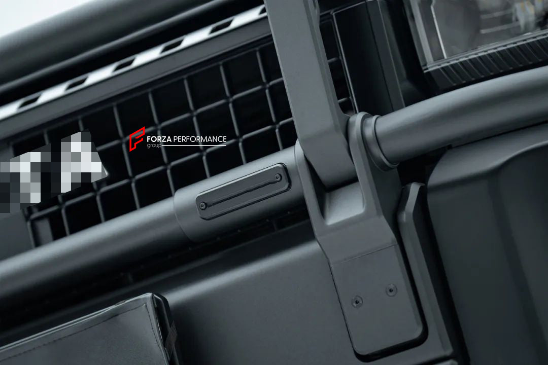 FRONT BUMPER with BULL BAR for TOYOTA LAND CRUISER 250 LC 250 2024

Set includes:

Front Bumper with Bull Bar

Weight: 48.7 kg (107.36 lbs)

Material: Stainless Steel, Aluminium, Magnesium.

Note: Professional installation is required.