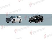 BODY KIT for TOYOTA LAND CRUISER 300 2021+ FORZA PERFORMANCE custom fit Middle East Style
Set includes:

Front Bumper Assembly
Front Grille
Fender Flares
Rear Bumper Assembly
Mud Flaps
Material: Plastic

NOTE: Professional installation is required.