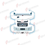 BODY KIT for TOYOTA LAND CRUISER 300 2021+ FORZA PERFORMANCE custom fit WALD Style
Set includes:

Front Lip
Front Bumper Assembly
Front Grille
Fender Flares
Rear Diffuser
Exhaust Tip
Material: Plastic

NOTE: Professional installation is required.