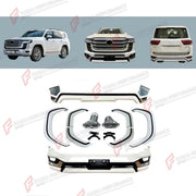 BODY KIT for TOYOTA LAND CRUISER 300 2021+ FORZA PERFORMANCE custom fit Modellista Style
Set includes:

Front Bumper
Fender Flares
Rear Bumper
Exhaust Tips
Material: Plastic

NOTE: Professional installation is required.