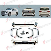 BODY KIT for TOYOTA LAND CRUISER 300 2021+ FORZA PERFORMANCE custom fit Modellista Style
Set includes:

Front Bumper
Fender Flares
Rear Bumper
Exhaust Tip
Material: Plastic

NOTE: Professional installation is required.