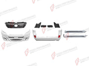 BODY KIT for TOYOTA LAND CRUISER PRADO 150 2009 - 2016

Set includes:
Front Grille
Front Bumper Assembly
Rear Bumper Assembly
Side Steps

Material: Plastic

NOTE: Professional installation is required.