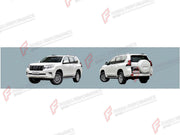 BODY KIT for TOYOTA LAND CRUISER PRADO 150 FACELIFT 2017 - 2024

Set includes:
Front Bumper
LED Headlights
Body Side Door Moldings
License Plate
Rear Spoiler
Tail Lights

Material: Plastic

NOTE: Professional installation is required.