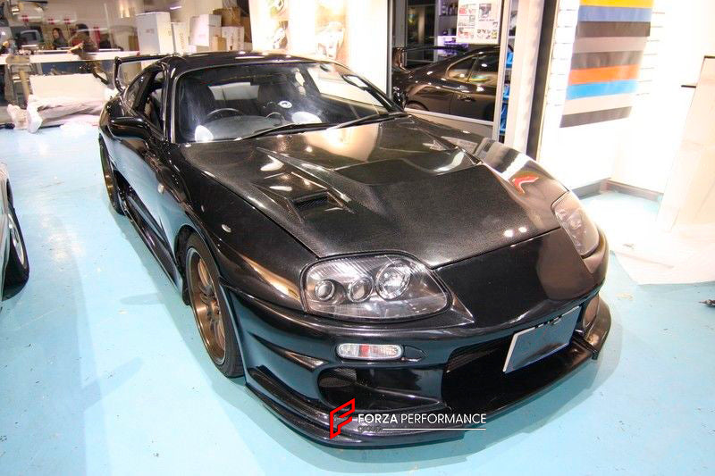 BODY KIT for TOYOTA SUPRA IV A80 1993 - 2002 JZA80 DU STYLE buy
Set includes:

Front Bumper
Side Skirts
Rear Bumper
Material: FRP

NOTE: Professional installation is required