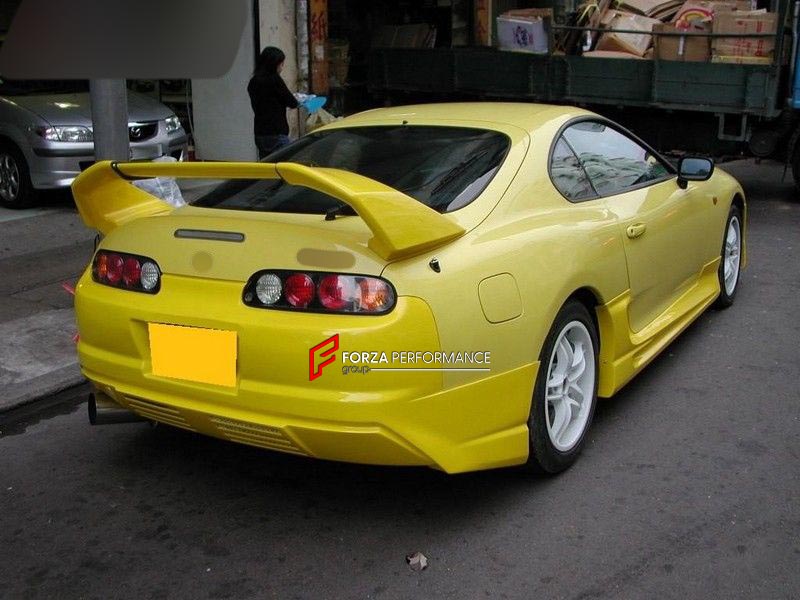 BODY KIT for Toyota Supra JZA80
Set includes:

Front Bumper
Rear Bumper
Side Skirt
Rear Wing Spoiler
NOTE: Professional installation is required.