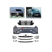 BODY KIT for Volkswagen Transporter T6.1 2019 - 2024
Set includes:

Front Bumper Assembly
Front Grille
Material: Plastic

NOTE: Professional installation is required.