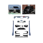 BODY KIT for Volkswagen Transporter T6.1 2019 - 2024
Set includes:

Front Bumper Assembly
Side Skirts
Rear Bumper
Exhaust Tips
Material: Plastic

NOTE: Professional installation is required.