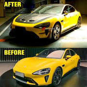 CARBON BODY KIT for XIAOMI SU7 2024+

Set includes:

Front Lip

Front Bumper Trims
Hood/Bonnet
Side Mirror Covers
Side Skirts

Rear Spoiler
Rear Diffuser

Material: Carbon Fiber

Note: Professional installation is required.