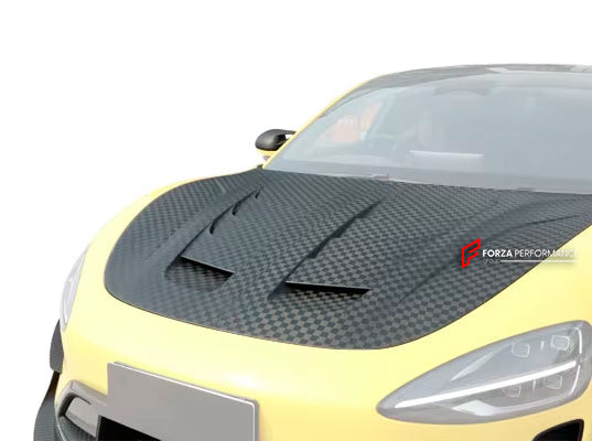 CARBON BODY KIT for XIAOMI SU7 2024+

Set includes:

Front Lip

Front Bumper Trims
Hood/Bonnet
Side Mirror Covers
Side Skirts

Rear Spoiler
Rear Diffuser

Material: Carbon Fiber

Note: Professional installation is required.
