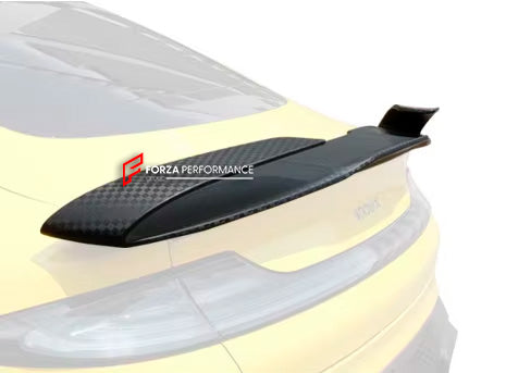 CARBON BODY KIT for XIAOMI SU7 2024+

Set includes:

Front Lip

Front Bumper Trims
Hood/Bonnet
Side Mirror Covers
Side Skirts

Rear Spoiler
Rear Diffuser

Material: Carbon Fiber

Note: Professional installation is required.