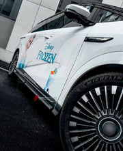 BODY KIT for XPeng X9 2023+
Set includes:

Front Lip
Front Bumper Vents
Front Grille
Side Skirts
Rear Diffuser
Material: Plastic

NOTE: Professional installation is required.