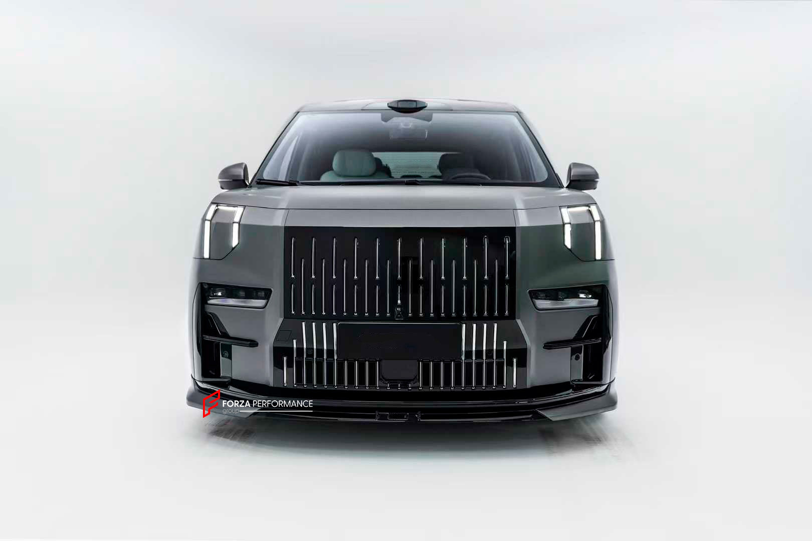 BODY KIT FOR ZEEKR 009 2022+

Set includes:
Front Lip

Side Skirt
Roof Spoiler
Rear Diffuser

Material: Plastic

NOTE: Professional installation is required