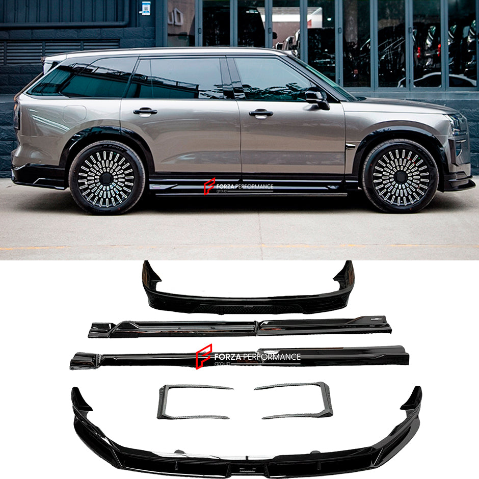 BODY KIT for ZEEKR 9X 2025+

Set includes:
Front Lip

Side Skirts
Rear Diffuser


Material: Plastic

NOTE: Professional installation is required.

Why “Contact Us for Pricing”?

We don’t display fixed prices because our goal is to offer you the most competitive deal possible. Product costs often decrease over time, and by requesting a quote, you’ll receive our most up-to-date price on market.

SECURED PAYMENT METHODS&nbsp;
PayPal (+4.4% fee)
Visa / Mastercard / American Express (through PayPal)

Bank Wire t