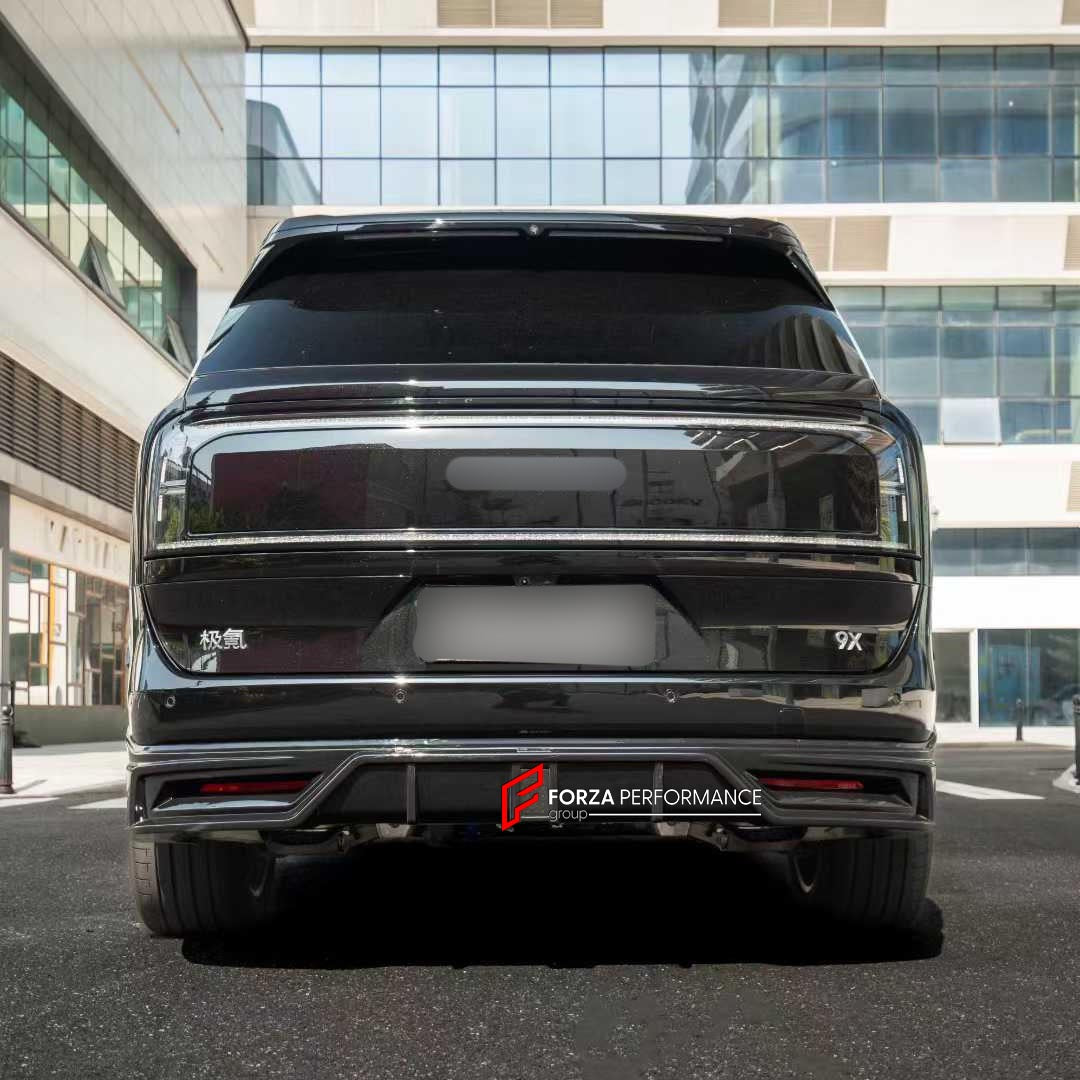 BODY KIT for ZEEKR 9X 2025+

Set includes:
Front Lip

Side Skirts
Rear Diffuser


Material: Plastic

NOTE: Professional installation is required.