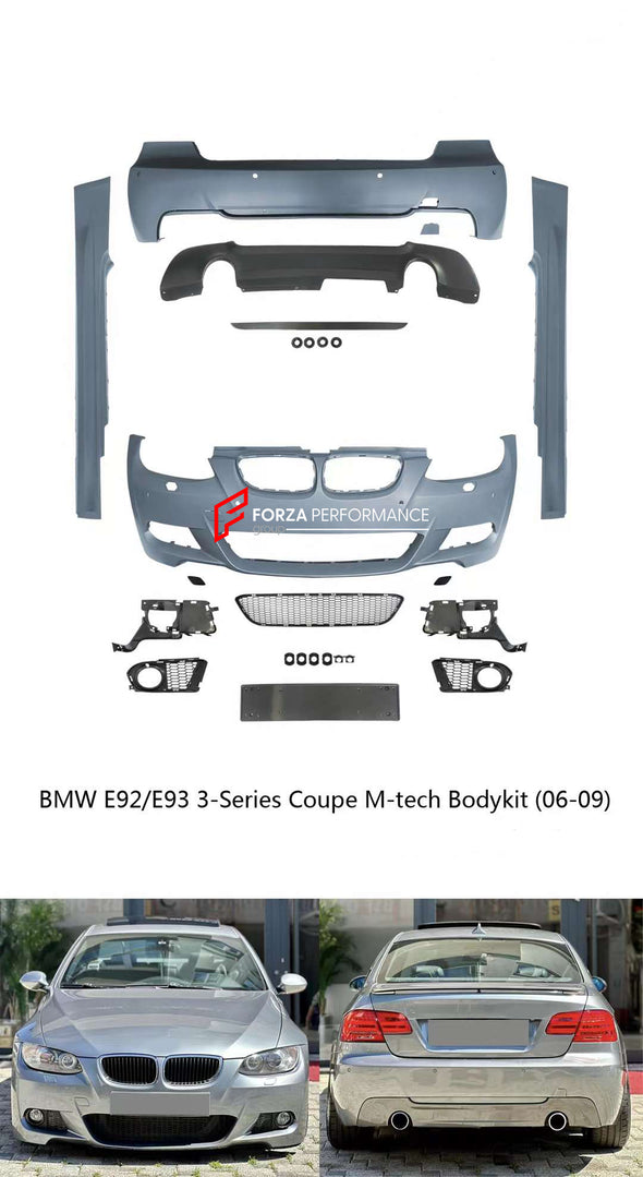 BODY KIT M-TECH STYLE FOR BMW 3-SERIES E92 E93 2006-2009