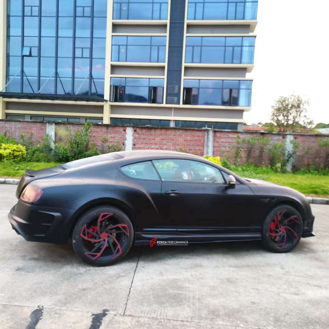 BODY KIT FOR BENTLEY CONTINENTAL GT 2011-2018

Set includes:

Front Bumper Assembly

Front Lip
Hood/Bonnet
Mirror Covers

Side Fenders
Side Fender Vents
Side Skirts
Rear Bumper Assembly
Rear Diffuser

Rear Canards
Trunk Spoiler

Material: Carbon + FRP Fiberglass

Note: Professional installation is required

CONTACT US FOR PRICING

Payment ►
Visa
Mastercard
PayPal with a credit card (add 4.4% at checkout)
Payoneer
Cryptocurrency
Shipment ►
By express DHL/UPS/TNT/FedEx
To the local international airport
Speci