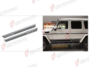 BODY SIDE DOOR MOLDINGS for MERCEDES-BENZ G-CLASS W463 2008 - 2018

Set includes:
Body Side Door Moldings

Material: Plastic

NOTE: Professional installation is required.