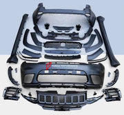 Bodykit for Jeep Grand Cherokee SRT 8 front bumper hood flares side skirt