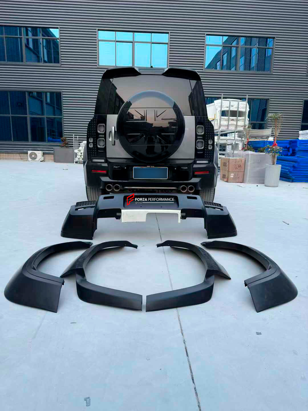 BODYKIT for LAND ROVER DEFENDER L663 2019+ | OCTA STYLE

Set includes:

Fender Flares
Rear Diffuser

Material: Plastic

We also have Octa forged wheels available&nbsp;IN STOCK.

Note: Professional installation is required.

CONTACT US FOR PRICING

Payment ►
Visa
Mastercard
PayPal with a credit card (add 4.4% at checkout)
Payoneer
Cryptocurrency
Shipment ►
By express DHL/UPS/TNT/FedEx
To the local international airport
Special line by air
Special line by the sea
To Europe and the UK by train

Please let us k