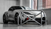 BOLT-ON ROLL CAGE for TOYOTA SUPRA A90 2019+

Set includes:

Roll Bar

Weight: 12.5 kg (27.55 lbs)

Material: Chromoly Alloy Steel

Note: Professional installation is require