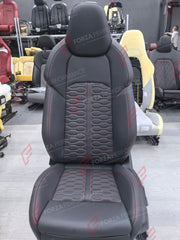 BUCKET SEATS LWCB for AUDI A3 S3 Q3 A4 S4 A5 S5 RS5 Q5 SQ5 A6 S6 RS6 A7 S7 A8 S8 Q7 SQ7 Q8 SQ8 RSQ8 TTS

A single seat can be sold, purchasing a pair is not required.

All bucket seats photos on our website are real images of the actual product.

We produce custom bucket seats for every Audi models. We offer fully customizable options.

Custom Options:

Cushion Inserts: Custom Design
Finishing Options: Alcantara, Leather, Cloth
Logo Options: Custom Logo by your request
Stitching Options: Custom stitching co