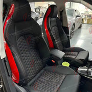 BUCKET SEATS LWCB for AUDI A3 S3 RS3 Q3 A4 S4 RS4 A5 S5 RS5 Q5 A6 S6 RS6 A7 S7 RS7 A8 S8 Q7 SQ7 Q8 SQ8 RSQ8 R8

A single seat can be sold, purchasing a pair is not required.

All bucket seats photos on our website are real images of the actual product.

We produce custom bucket seats for every Audi models. We offer fully customizable options.

Custom Options:

Cushion Inserts: Custom Design
Finishing Options: Alcantara, Leather, Cloth
Logo Options: Custom Logo by your request
Stitching Options: Custom stitc