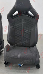 BUCKET SEATS LWCB for AUDI A3 S3 RS3 Q3 A4 S4 RS4 A5 S5 RS5 Q5 SQ5 A6 S6 RS6 A7 S7 RS7 A8 S8 Q7 SQ7 Q8 SQ8 RSQ8 E-TRON GT TT TT RS R8

A single seat can be sold, purchasing a pair is not required.

All bucket seats photos on our website are real images of the actual product.

We produce custom bucket seats for every Audi models. We offer fully customizable options.

Custom Options:

Cushion Inserts: Custom Design
Finishing Options: Alcantara, Leather, Cloth
Logo Options: Custom Logo by your request
Stitchin