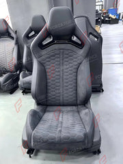 BUCKET SEATS LWCB for AUDI A3 S3 RS3 Q3 A4 S4 RS4 A5 S5 RS5 Q5 SQ5 A6 S6 RS6 A7 S7 RS7 A8 S8 Q7 SQ7 Q8 SQ8 RSQ8 E-TRON GT TT TT RS R8

A single seat can be sold, purchasing a pair is not required.

All bucket seats photos on our website are real images of the actual product.

We produce custom bucket seats for every Audi models. We offer fully customizable options.

Custom Options:

Cushion Inserts: Custom Design
Finishing Options: Alcantara, Leather, Cloth
Logo Options: Custom Logo by your request
Stitchin