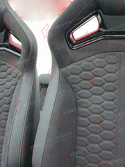BUCKET SEATS LWCB for AUDI A3 S3 RS3 Q3 A4 S4 RS4 A5 S5 RS5 Q5 SQ5 A6 S6 RS6 A7 S7 RS7 A8 S8 Q7 SQ7 Q8 SQ8 RSQ8 E-TRON GT TT TTS TT RS R8

A single seat can be sold, purchasing a pair is not required.

All bucket seats photos on our website are real images of the actual product.

We produce custom bucket seats for every Audi models. We offer fully customizable options.

Custom Options:

Cushion Inserts: Custom Design
Finishing Options: Alcantara, Leather, Cloth
Logo Options: Custom Logo by your request
Stit