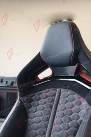 BUCKET SEATS LWCB for AUDI A3 S3 RS3 Q3 A4 S4 RS4 A5 S5 RS5 Q5 SQ5 A6 S6 RS6 A7 S7 RS7 A8 S8 Q7 SQ7 Q8 SQ8 RSQ8 E-TRON GT TT TTS TT RS R8

A single seat can be sold, purchasing a pair is not required.

All bucket seats photos on our website are real images of the actual product.

We produce custom bucket seats for every Audi models. We offer fully customizable options.

Custom Options:

Cushion Inserts: Custom Design
Finishing Options: Alcantara, Leather, Cloth
Logo Options: Custom Logo by your request
Stit