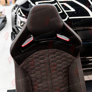BUCKET SEATS LWCB for AUDI A3 S3 RS3 Q3 A4 S4 RS4 A5 S5 RS5 Q5 SQ5 A6 S6 RS6 A7 S7 RS7 A8 S8 Q7 SQ7 Q8 SQ8 RSQ8 E-TRON GT TT TTS TT RS R8

A single seat can be sold, purchasing a pair is not required.

All bucket seats photos on our website are real images of the actual product.

We produce custom bucket seats for every Audi models. We offer fully customizable options.

Custom Options:

Cushion Inserts: Custom Design
Finishing Options: Alcantara, Leather, Cloth
Logo Options: Custom Logo by your request
Stit