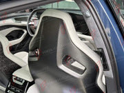 BUCKET SEATS LWCB for AUDI A3 S3 RS3 Q3 RSQ3 A4 S4 RS4 A5 S5 RS5 Q5 SQ5 A6 S6 RS6 A7 S7 RS7 A8 S8 Q7 SQ7 Q8 SQ8 RSQ8 E-TRON GT FW TT TTS TT RS R8

A single seat can be sold, purchasing a pair is not required.

All bucket seats photos on our website are real images of the actual product.

We produce custom bucket seats for every Audi models. We offer fully customizable options.

Custom Options:

Cushion Inserts: Custom Design
Finishing Options: Alcantara, Leather, Cloth
Logo Options: Custom Logo by your requ