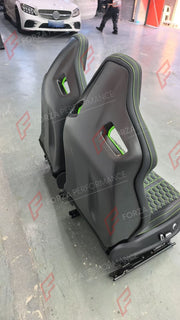 BUCKET SEATS LWCB for AUDI A3 S3 RS3 Q3 RSQ3 A4 S4 RS4 A5 S5 RS5 Q5 SQ5 A6 S6 RS6 A7 S7 RS7 A8 S8 Q7 SQ7 Q8 SQ8 RSQ8 E-TRON GT FW TT TTS TT RS R8

A single seat can be sold, purchasing a pair is not required.

All bucket seats photos on our website are real images of the actual product.

We produce custom bucket seats for every Audi models. We offer fully customizable options.

Custom Options:

Cushion Inserts: Custom Design
Finishing Options: Alcantara, Leather, Cloth
Logo Options: Custom Logo by your requ
