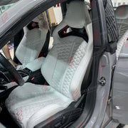 BUCKET SEATS LWCB for AUDI A3 S3 RS3 Q3 RSQ3 A4 S4 RS4 A5 S5 RS5 Q5 SQ5 A6 S6 RS6 A7 S7 RS7 A8 S8 Q7 SQ7 Q8 SQ8 RSQ8 E-TRON GT FW TT TTS TT RS R8

A single seat can be sold, purchasing a pair is not required.

All bucket seats photos on our website are real images of the actual product.

We produce custom bucket seats for every Audi models. We offer fully customizable options.

Custom Options:

Cushion Inserts: Custom Design
Finishing Options: Alcantara, Leather, Cloth
Logo Options: Custom Logo by your requ