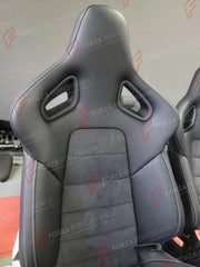 BUCKET SEATS LWCB for AUDI A3 S3 RS3 Q3 RSQ3 A4 S4 RS4 A5 S5 RS5 Q5 SQ5 A6 S6 RS6 A7 S7 RS7 A8 S8 Q7 SQ7 Q8 SQ8 RSQ8 E-TRON GT FW TT TTS TT RS R8

A single seat can be sold, purchasing a pair is not required.

All bucket seats photos on our website are real images of the actual product.

We produce custom bucket seats for every Audi models. We offer fully customizable options.

Custom Options:

Cushion Inserts: Custom Design
Finishing Options: Alcantara, Leather, Cloth
Logo Options: Custom Logo by your requ