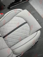 BUCKET SEATS LWCB for AUDI A3 S3 RS3 Q3 RSQ3 A4 S4 RS4 A5 S5 RS5 Q5 SQ5 A6 S6 RS6 A7 S7 RS7 A8 S8 Q7 SQ7 Q8 SQ8 RSQ8 E-TRON GT FW TT TTS TT RS R8

A single seat can be sold, purchasing a pair is not required.

All bucket seats photos on our website are real images of the actual product.

We produce custom bucket seats for every Audi models. We offer fully customizable options.

Custom Options:

Cushion Inserts: Custom Design
Finishing Options: Alcantara, Leather, Cloth
Logo Options: Custom Logo by your requ