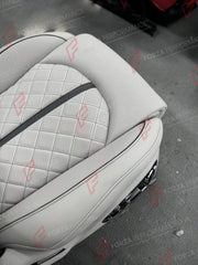 BUCKET SEATS LWCB for AUDI A3 S3 RS3 Q3 RSQ3 A4 S4 RS4 A5 S5 RS5 Q5 SQ5 A6 S6 RS6 A7 S7 RS7 A8 S8 Q7 SQ7 Q8 SQ8 RSQ8 E-TRON GT FW TT TTS TT RS R8

A single seat can be sold, purchasing a pair is not required.

All bucket seats photos on our website are real images of the actual product.

We produce custom bucket seats for every Audi models. We offer fully customizable options.

Custom Options:

Cushion Inserts: Custom Design
Finishing Options: Alcantara, Leather, Cloth
Logo Options: Custom Logo by your requ