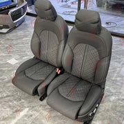 BUCKET SEATS LWCB for AUDI A3 S3 RS3 Q3 RSQ3 A4 S4 RS4 A5 S5 RS5 Q5 SQ5 A6 S6 RS6 A7 S7 RS7 A8 S8 Q7 SQ7 Q8 SQ8 RSQ8 E-TRON GT FW TT TTS TT RS R8

A single seat can be sold, purchasing a pair is not required.

All bucket seats photos on our website are real images of the actual product.

We produce custom bucket seats for every Audi models. We offer fully customizable options.

Custom Options:

Cushion Inserts: Custom Design
Finishing Options: Alcantara, Leather, Cloth
Logo Options: Custom Logo by your requ