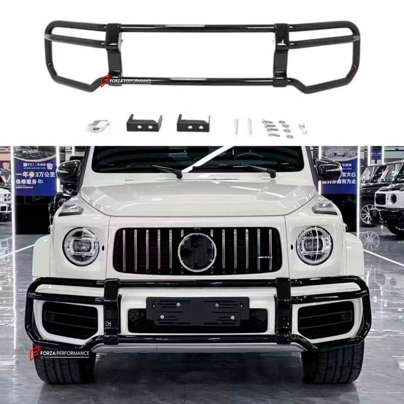 FRONT BUMPER PROTECTOR GRILLE PROTECTOR BULL BAR GUARD for MERCEDES BENZ G-CLASS W463A W464 G63 2018 - 2023