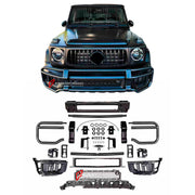 BULLBAR for MERCEDES-BENZ G63 AMG W465 2024+

Set includes:

Bullbar

Material: Steel

NOTE: Professional installation is required