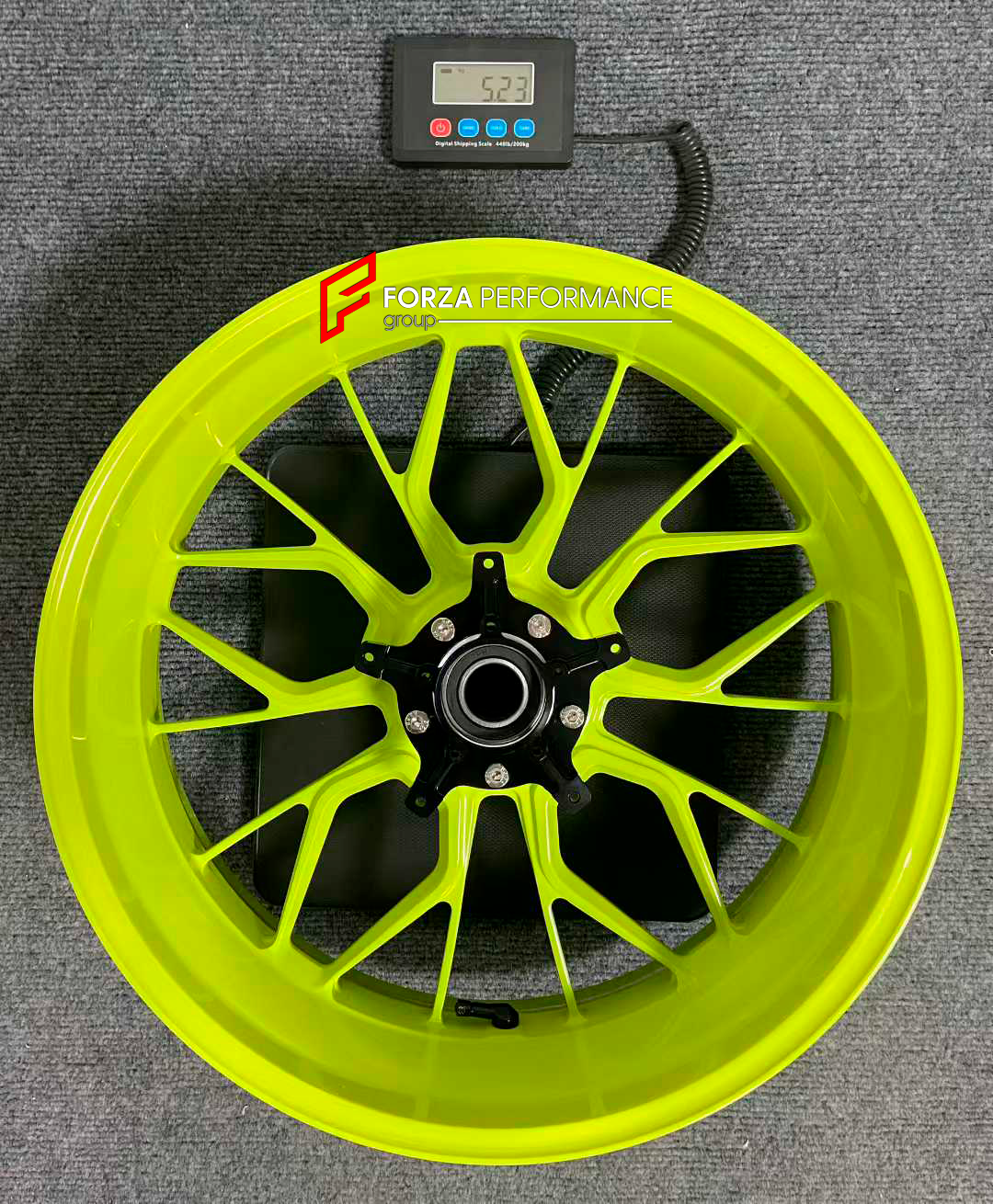 We manufacture premium quality forged motorcycle wheels rims for BMW S1000RR in any design, size, color.

Wheel sizes (motorcycle spec):

Front: 3.5 x 17

Rear: 5.5 x 17

Weight:

Front: 4.35 kg (9.59 lbs)

Rear: 5.23 kg (11.53 lbs)

Finish: Neon Yellow