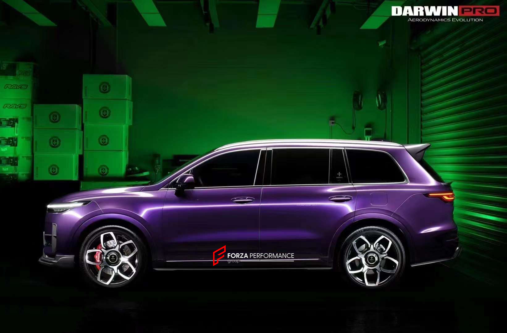 AUTHENTIC DARWINPRO CARBON BODY KIT for LIXIANG LI ONE 2023+  Set includes:  Front Lip Front Bumper Air Vents Side Skirts Rear Diffuser Rear Spoiler Roof Spoiler