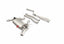 VALVED EXHAUST CATBACK MUFFLER for CADILLAC CT4 2.0T 2019+  Valved exhaust, meaning that has remote, controlled valves - allowing a switch between an aggressive loud sports sound and a sound that is closer to the OEM sound.  Set includes:  Center Pipes Muffler with valves Valve control box with remote control (you may also reuse your factory exhaust valve motors