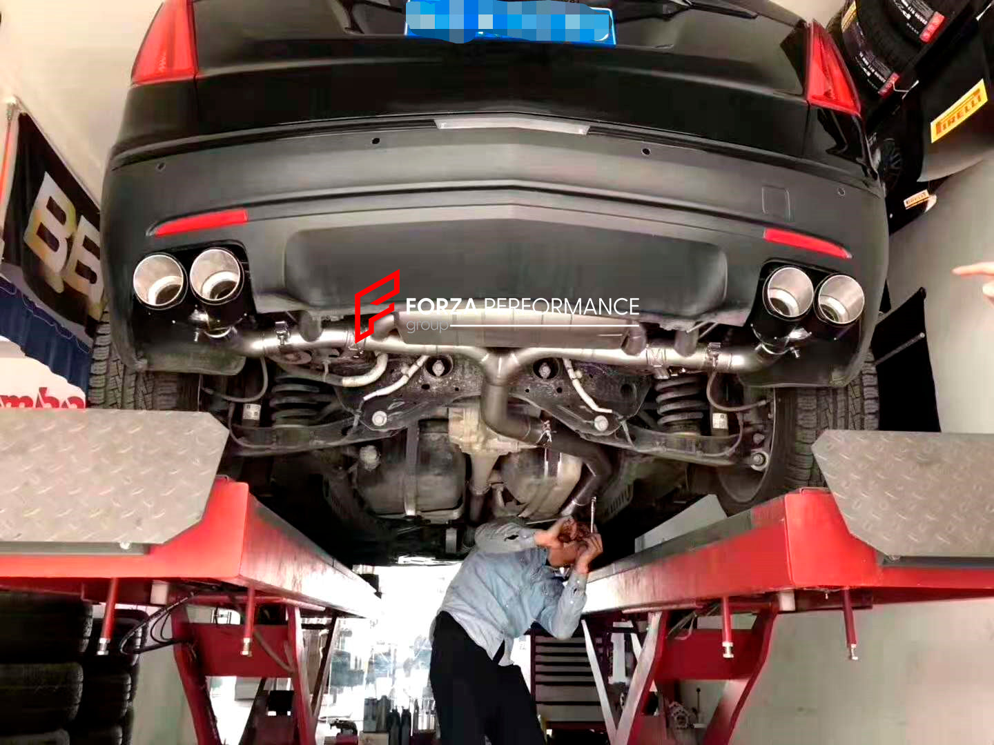 VALVED EXHAUST CATBACK MUFFLER for Cadillac XT5 2.0