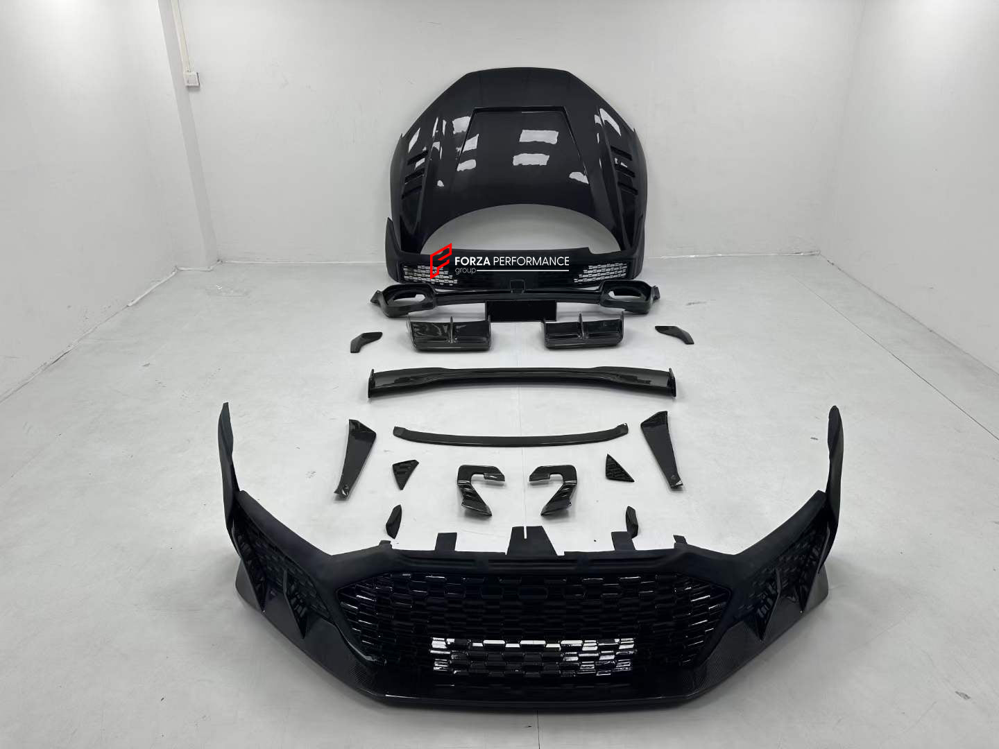 CAPRISTO STYLE CARBON BODY KIT FOR AUDI R8 4S 2016-2021
CARBON BODY KIT FOR AUDI R8 4S 2016-2021

Set include: 

Front Bumper
Hood / Bonnet
Rear Bumper
Material: Carbon + Plastic