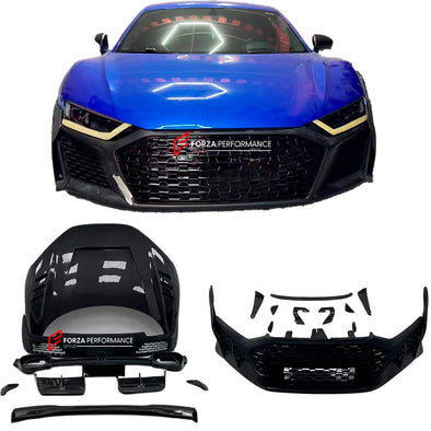 CAPRISTO STYLE CARBON BODY KIT FOR AUDI R8 4S 2016-2021
CARBON BODY KIT FOR AUDI R8 4S 2016-2021

Set include: 

Front Bumper
Hood / Bonnet
Rear Bumper
Material: Carbon + Plastic